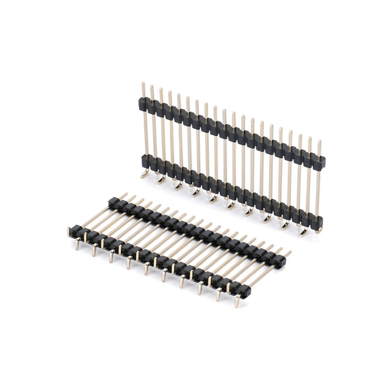 2.0mm 单排双塑SMT错位排针